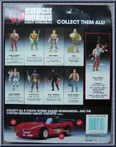 Chuck Norris (Battle Gear) from Chuck Norris - Karate Kommandos - Basic Series manufactured by Kenner [Back]