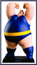 Blob from Classic Marvel Figurine Collection - Mega Special manufactured by Eaglemoss [Loose]