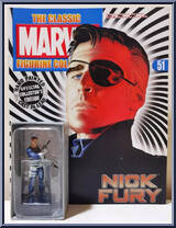 Nick Fury from Classic Marvel Figurine Collection - Basic Series manufactured by Eaglemoss [Front]