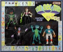 Fly Monster / Punk Rocker / Vampire / Dinosaur / Football Player from Connectors - 5-Packs manufactured by Matchbox [Front]