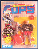 Inferno from C.O.P.S. N Crooks - Series 2 - C.O.P.S. manufactured by Hasbro [Front]