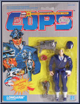 Longarm from C.O.P.S. N Crooks - Series 1 - C.O.P.S. manufactured by Hasbro [Front]