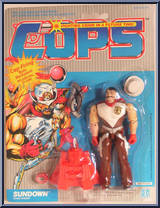 Sundown from C.O.P.S. N Crooks - Series 1 - C.O.P.S. manufactured by Hasbro [Front]