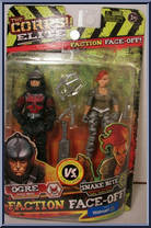 Ogre vs. Snake Bite from Corps! - Faction Face-Off! manufactured by Lanard Toys [Front]