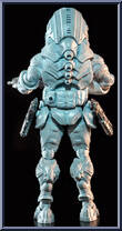 T.U.5.C.C. Science Officer from Cosmic Legions - Basic Series manufactured by Four Horsemen [Loose]