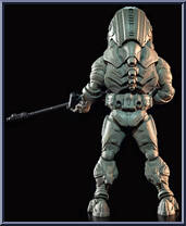T.U.5.C.C. Sentry from Cosmic Legions - Basic Series manufactured by Four Horsemen [Loose]
