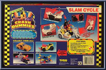 Slam Cycle from Crash Dummies - Accessories manufactured by Tyco [Back]