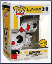 Cuphead (Black & White) (Chase) from Cuphead - Pop! Vinyl Figures manufactured by Funko [Front]