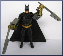 Batman (Staff Strike) from Dark Knight - [5" Scale] Series 1 manufactured by Mattel [Loose]