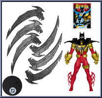Azrael Batman from DC Multiverse - Knightquest manufactured by McFarlane [Loose]