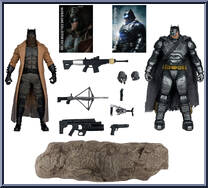 Batman (Knightmare) & Batman (Armor Suit) (Gold Label) from DC Multiverse - Batman v Superman: Dawn of Justice manufactured by McFarlane [Loose]