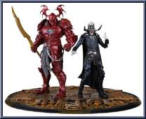 Merciless & The Batman Who Laughs from DC Multiverse - Basic Series manufactured by McFarlane [Loose]