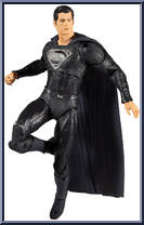 Superman (Black Suit) from DC Multiverse - Justice League manufactured by McFarlane [Loose]