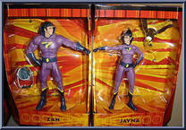 Zan & Jayna, the Wonder Twins (Matty Collector) from DC Universe Classics - Exclusives manufactured by Mattel [Front]