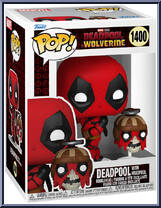 Deadpool (with Headpool) from Deadpool & Wolverine - Pop! Vinyl Figures manufactured by Funko [Front]