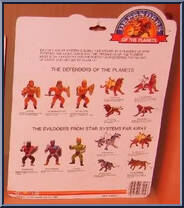 Orion / Starcat from Defenders of the Planets - Planetary Patrol manufactured by Sparkle [Back]
