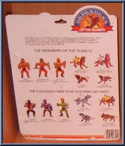 Zaardoom / Dino-Demon from Defenders of the Planets - Planetary Patrol manufactured by Sparkle [Back]