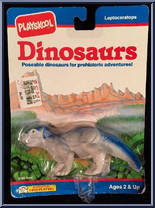 Leptoceratops from Definitely Dinosaurs - Carded - 1991 manufactured by Playskool [Front]