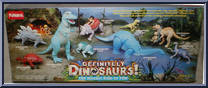 Triceratops / Brin from Definitely Dinosaurs - Dinosaurs - Series 1 manufactured by Playskool [Back]