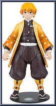 Zenitsu Agatsuma from Demon Slayer - 7" Scale manufactured by McFarlane [Loose]