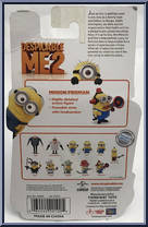Minion Fireman from Despicable Me - Despicable Me 2 manufactured by Thinkway Toys [Back]