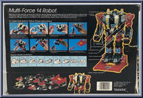 Multi-Force 14 Robot from Diakron - Basic Series manufactured by Takara [Back]