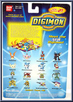 Flamedramon from Digimon - Action Feature manufactured by Bandai [Back]