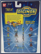Tai (& bonus Kari figure) from Digimon - Action Feature manufactured by Bandai [Back]