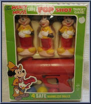 Mickey Mouse Pop Shot Target Game Action Figure