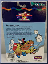 Minnie (Mail Pilot) from Disney - Bend-Ems manufactured by Just Toys [Back]