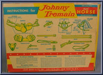 Johnny Tremain and Horse from Disney - Basic Series manufactured by Marx [Back]
