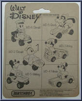 Pinocchio from Disney - Die-Cast manufactured by Matchbox [Back]