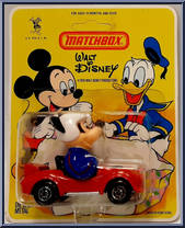 Mickey Mouse (Red Corvette) from Disney - Die-Cast manufactured by Matchbox [Front]