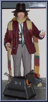 Fourth Doctor & K-9 from Doctor Who Classic - 7" Figures manufactured by Product Enterprise [Loose]