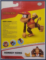 Diddy Kong (with DK Barrel) from Donkey Kong - Basic Series manufactured by Jakks Pacific [Back]