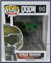 Doom Marine (Green) from Doom - Pop! Vinyl Figures manufactured by Funko [Front]