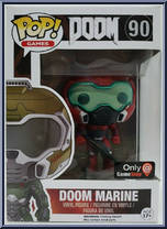 Doom Marine (Red) from Doom - Pop! Vinyl Figures manufactured by Funko [Front]