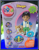 Diego from Dora the Explorer - Poseable Figures manufactured by Fisher-Price [Back]