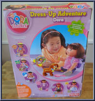 Dora from Dora the Explorer - Dress-Up Adventure manufactured by Fisher-Price [Back]