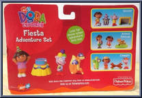 Fiesta from Dora the Explorer - Adventure Sets manufactured by Fisher-Price [Back]