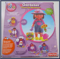 Gardener from Dora the Explorer - Dress-Up Adventure manufactured by Fisher-Price [Back]