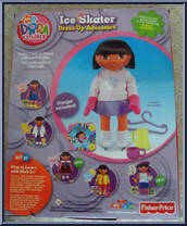Ice Skater from Dora the Explorer - Dress-Up Adventure manufactured by Fisher-Price [Back]