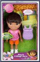Say it 2 Ways Dora from Dora the Explorer - Dolls manufactured by Fisher-Price [Front]