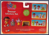 Soccer from Dora the Explorer - Adventure Sets manufactured by Fisher-Price [Back]