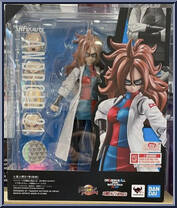 Android 21 (Lab Coat) from Dragon Ball Fighter Z - S.H. Figuarts - Basic Series manufactured by Bandai [Front]