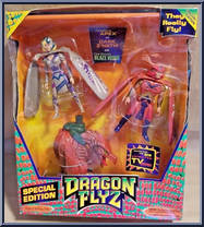 Firestorm Apex / Dark Z'Neth (with Blaze Wind) from Dragon Flyz - Figures with Launchers manufactured by Galoob [Front]