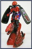 Dread Wing (with Gorejaw) from Dragon Flyz - Figures with Launchers manufactured by Galoob [Loose]