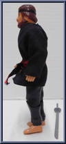Black Karate Master from Dragon Force DragonMaster - Karate manufactured by Lanard Toys [Loose]
