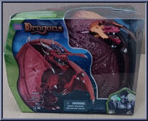 Balefyre Fire Dragon from Dragons - Plasma Dragons manufactured by Mega Brands [Front]