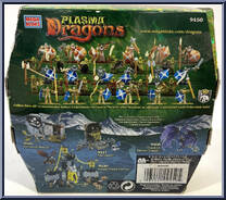 Battle Realm Booster Pack #4 from Dragons - Plasma Dragons - Booster Packs manufactured by Mega Brands [Back]